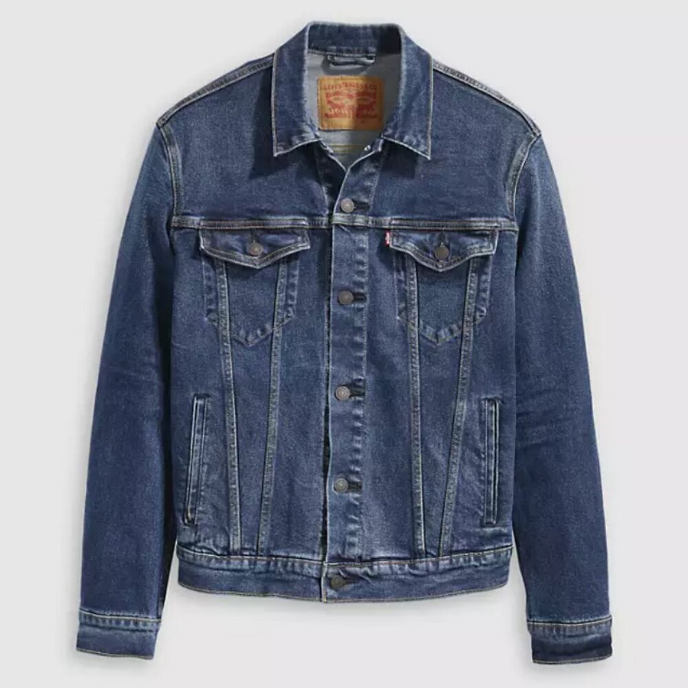 Levi's Trucker Jacket, Colusa - Medium Wash, Size Medium, EUC